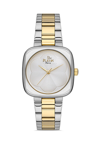 Platin Pierre ساعة يد نسائية مربعة HDS-PL-1103LA-D1