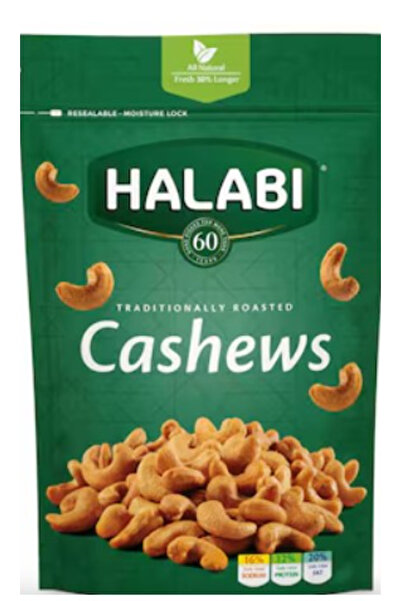 Halabi كاجو 90 جرام عبوة من 6 قطع