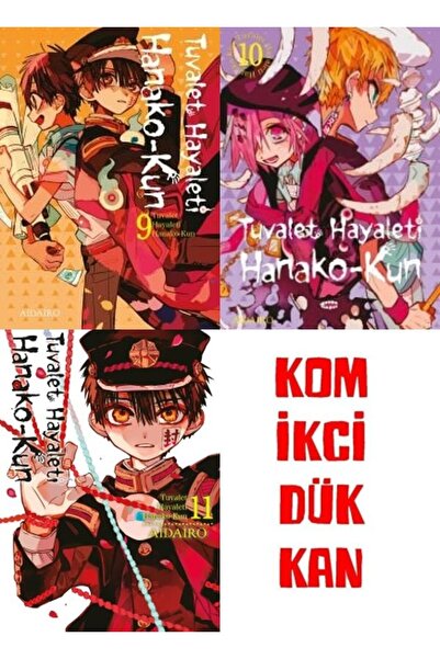 Gerekli Şeyler Yayıncılık Tuvalet Hayaleti Hanako-Kun 9-10-11 manga seti (3 k...