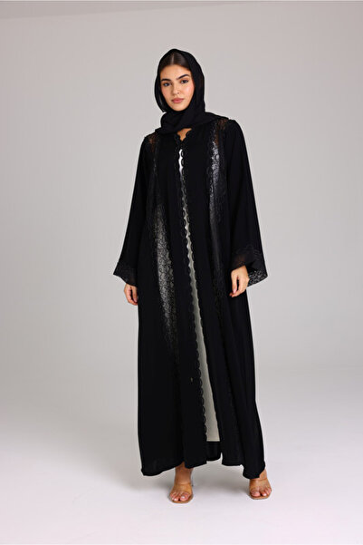 IKKXA Lace details Elegant Abaya