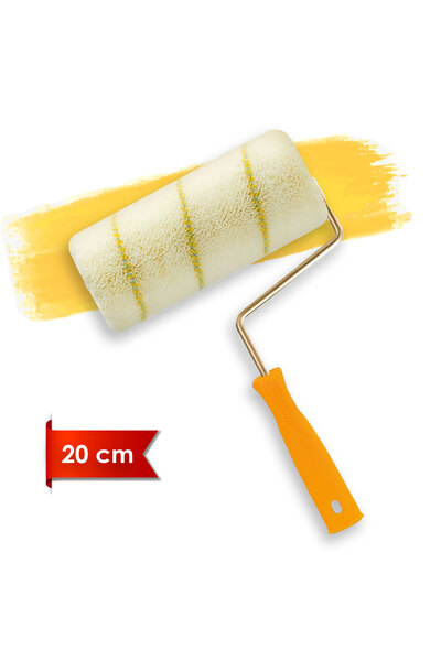 Dekor -1015 بلاسديك 5 سم قطر متوسط 25 مم فرشاة طلاء للجدران الداخلية مع مقبض ...