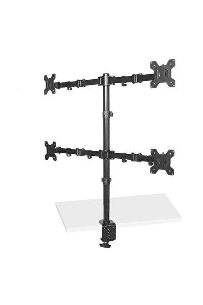 S-Line Sline M054 13-27'' Hareketli Dört Kollu Masa Üstü Monitör Standı