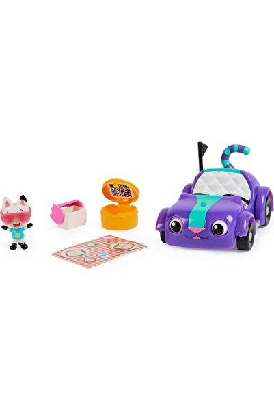 Gabby's Dollhouse مركبة كارليتا للنزهة مع مجسم بادي باوز الحصري - ذيل وامض ومهتز