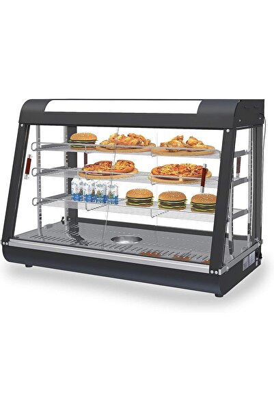 A.E Whalefall 35" Countertop Food Warmer, 3-Tier Food Warmer Display Commercial