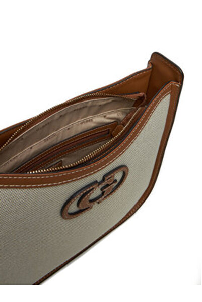 Guess Γυναικεία Τσάντα Χειρός Μπεζ HWAG9524030