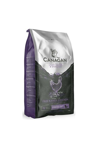 Canagan Hrană uscată pentru pisici Cat Light Senior Sterilised 4kg