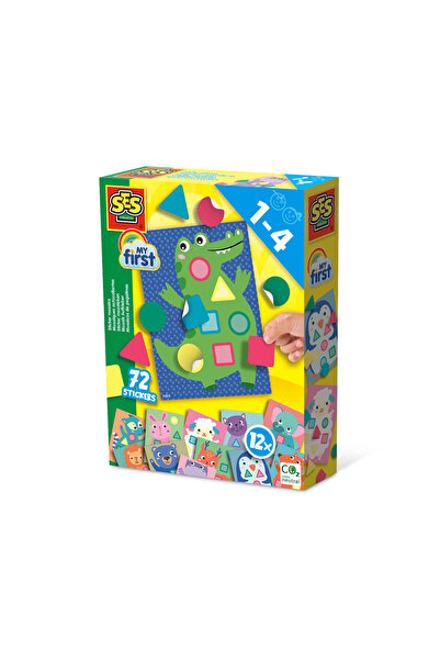 SES Creative Το πρώτο μου - Δημιουργικό παιδικό σετ με αυτοκόλλητα μωσαϊκού, ...