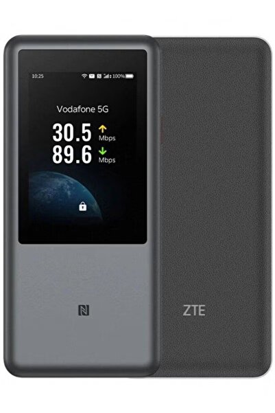 ZTE U60 Pro 5G WiFi Pocket Router, 3.5" HD Touchscreen Display, 10000mAh