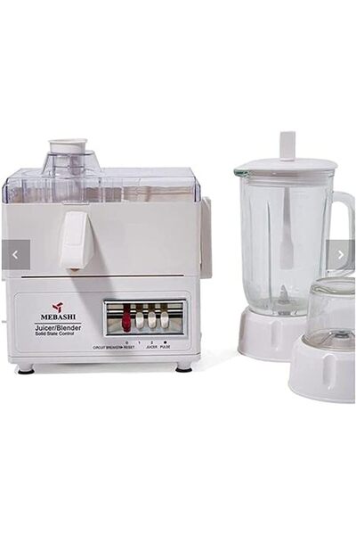 MEBASHI 3-In-1 Juicer And Blender White ME-JB2001W
