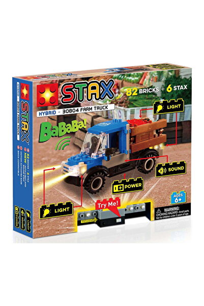 OEM Jucarie - Set constructie copii cu lumini si sunete Stax - Camioneta, cop...