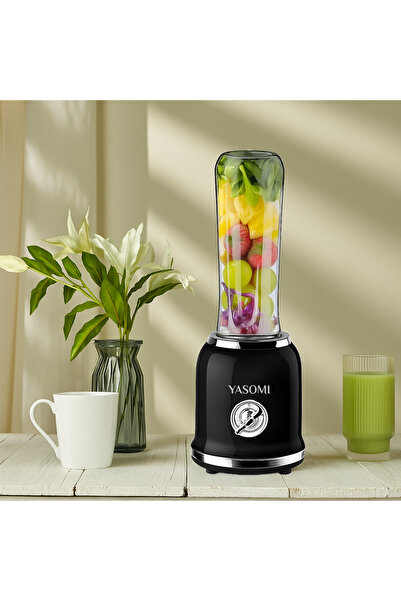 Yasomi Bl019 Retro Smoothie Blender Siyah ( Türkiye Garantili )