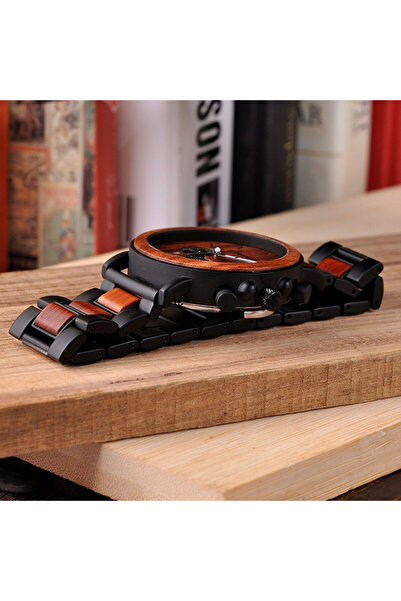 Bobo Bird Ανδρικό ρολόι μόδας casual χαλαζία αναλογικό επαγγελματικό ξύλινο