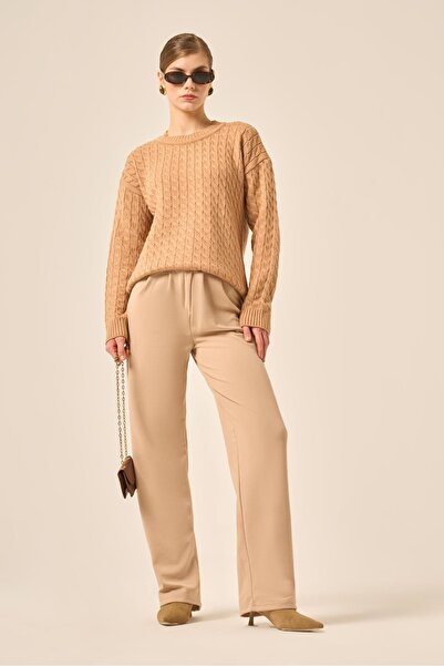 FTZ WOMEN Pulover tricotat pentru femei Biscuit 20882