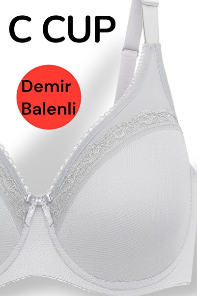 AYSEMİN TEKSTİL Plus Size Recovery Bra C Cup Without Padding Underwire Model
