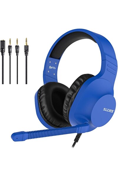 Sades سماعة الألعاب سبيريتس (Sa-721) - أزرق