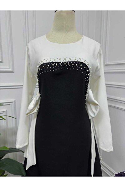 Riva Black and white dress