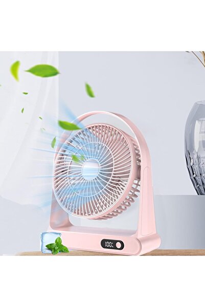 ONMART On Mart Small Fan Desktop Fan with Strong Airflow Quiet Operation Adjustable Head 360°Rotatable USB