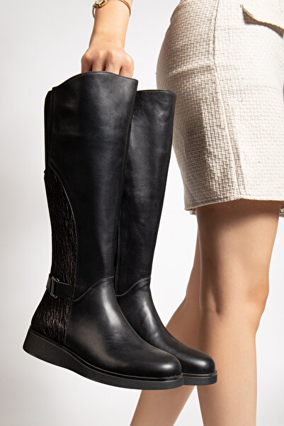 Elile Shoes Hakiki Deri 36 Numaradan 41-42 Numaraya Kadar Kadın Kışlık Çizme