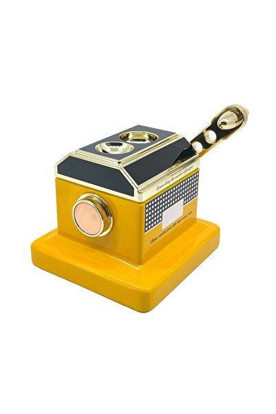 FireBird Özel Saklama Kutusunda Masa Tipi Puro Makası - Kesicisi Düz Kesim / V-Cut Kesim