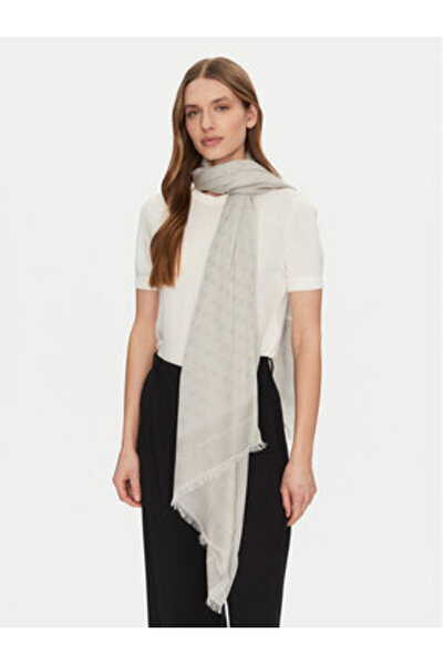 Guess Γυναικείο Κασκόλ Εκρού, Γκρι AW5277MOD03