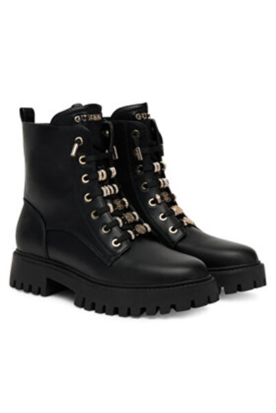 Guess Γυναικεία Μπότα Πεζοπορίας Μαύρα FLTFNAELE10