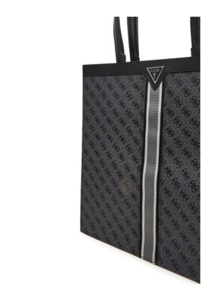 Guess Γυναικεία Τσάντα Χειρός Γκρι HMMISTP5346