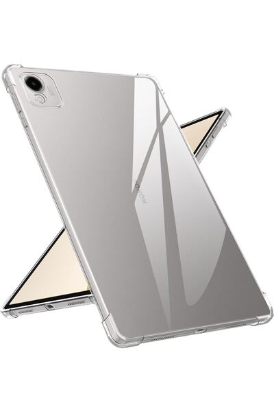 URBBKING Protective Tablet Case with 9H Tempered Glass Screen Protector for Honor Pad X9a 11.5" - Transparent