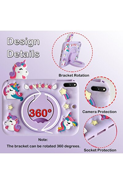 erorex Case Compatible With Huawei Matepad Se 11 Inch Tablet 2024, With Pen Holder, 360° Rotatable Stand,…