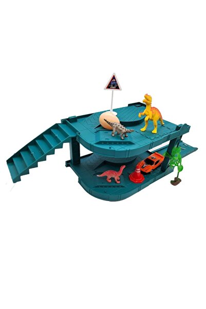 Vision Interactive playset, Jurassic Park, with dinosaurs and intervention vehicles, 15 pieces,