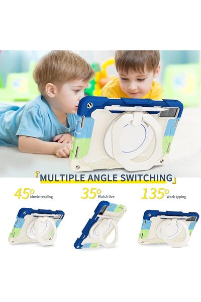 erorex 1+1 Protective Case Kids Case For Honor Pad 8 With Shoulder Strap