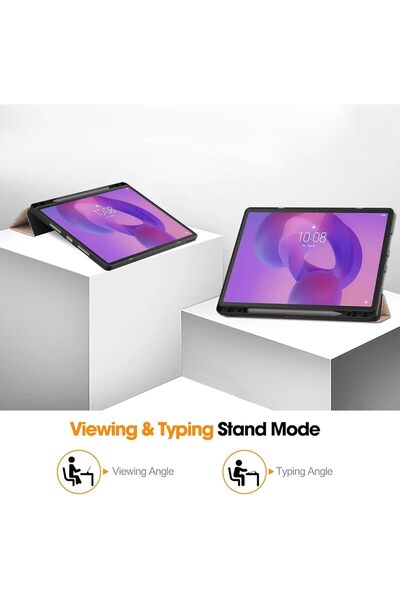 erorex Case Compatible With Lenovo Idea Tab Pro 12.7Inch 2025 Cover With Pen Holder, Trifold Stand With…