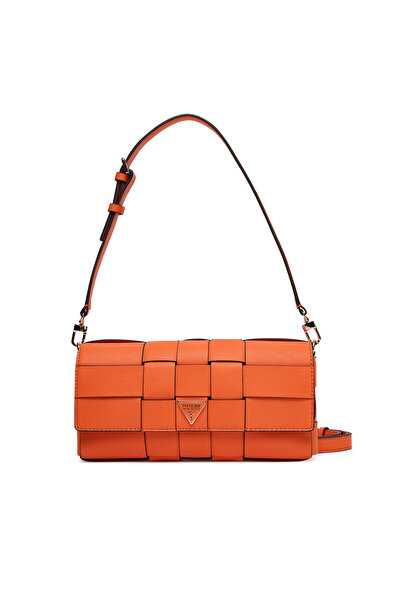 Guess Γυναικεία Τσάντα Χειρός Πορτοκαλί HWWG9661190