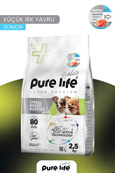 PureLife Plus Somonlu Küçük Irk Yavru Köpek Maması 2,5 Kg
