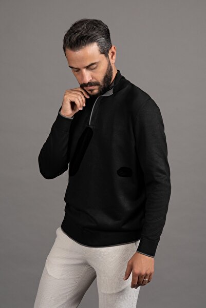 ADVANTE Застібка-блискавка, рибальський комір, поліамідна тканина, сезонний трикотажний светр