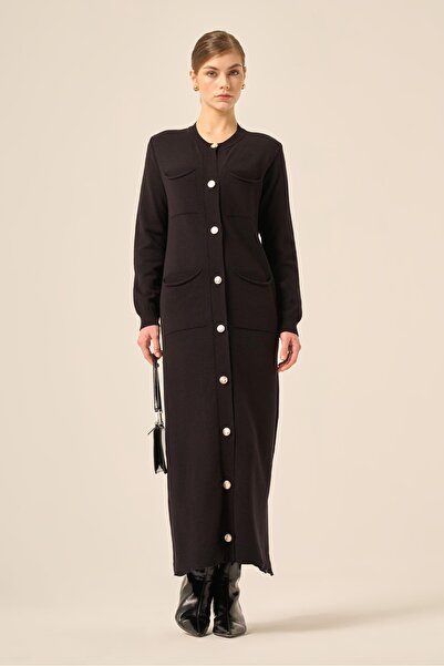 FTZ WOMEN Ftz Kadın Cep Detaylı Elbise Siyah 20889