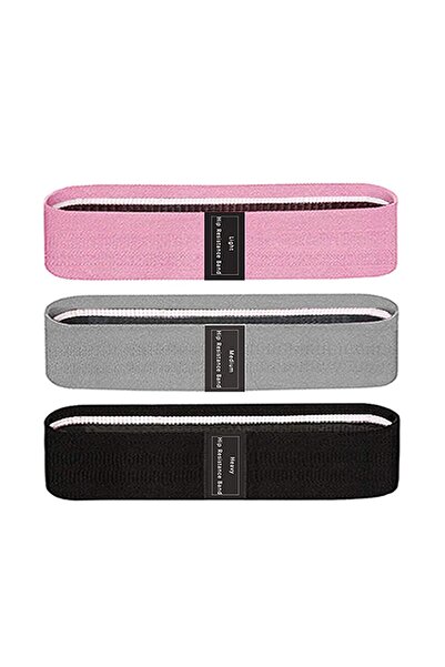 Primo Plus 3-Piece Exercise Resistance Loop Bands Set 25x2x13cm