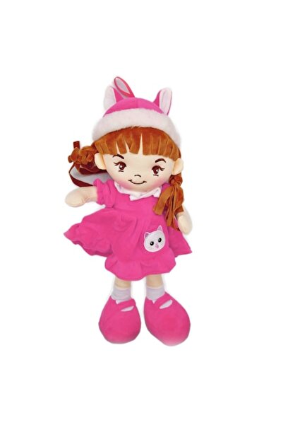Vision Plus Doll ADA, 40cm, with a pink dress and kitten, sings in Romanian 'Three cute kittens'