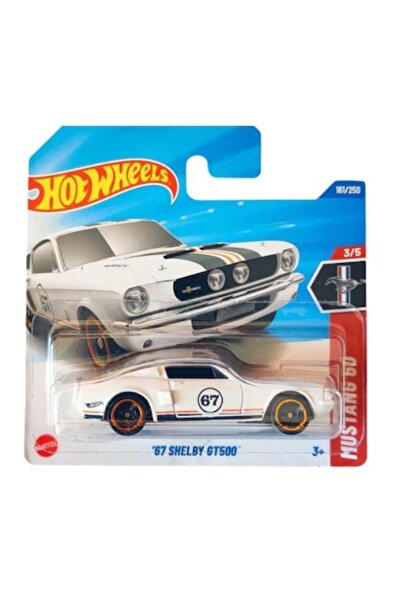 HOT WHEELS Die-Cast Car, '67 Shelby GT500, White, 1:64 - 2025 Model