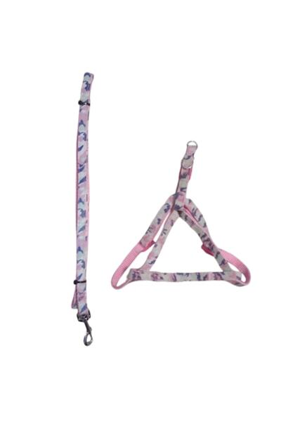 Vision XXI Ham reflectorizant cu lesă, Vision XXI, camuflaj roz, reglabil 15-...