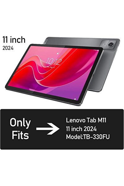 erorex Tablet Case For Lenovo Tab M11 11" 2024 Tb330Fu, Ultra-Thin Pu-Leather Hard Shell Cover