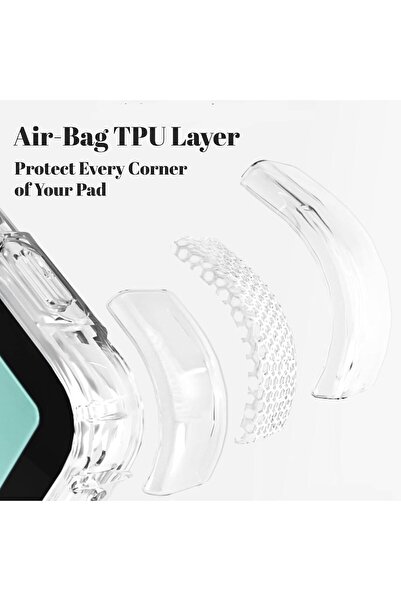 neslin Case for Huawei MatePad 11.5" 2025/2023 with Pen Holder - Slim Shockproof TPU (Pink)