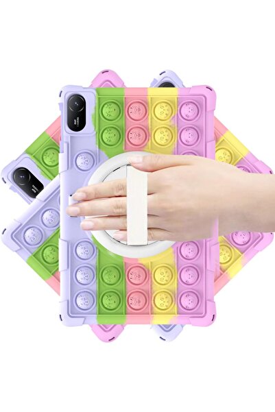 Generic Tujibeay Kids Case for Huawei MatePad SE 11" (2024) – Soft Adjustable Silicone, Multicolor