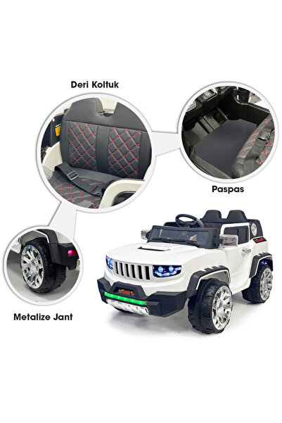 Cozibo Akar Oyuncak İZNİK 4x2 12 Volt Uzaktan Kumandalı Akülü SUV Çocuk Arabası