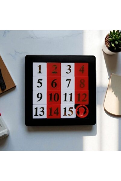 Vision XXI Jocul Copilariei, Puzzle Cu 15 Piese – Joc Logic Glisant, Clasic, ...