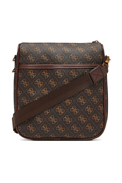 Guess Ανδρική Καφέ Τσάντα HMMILOP5417