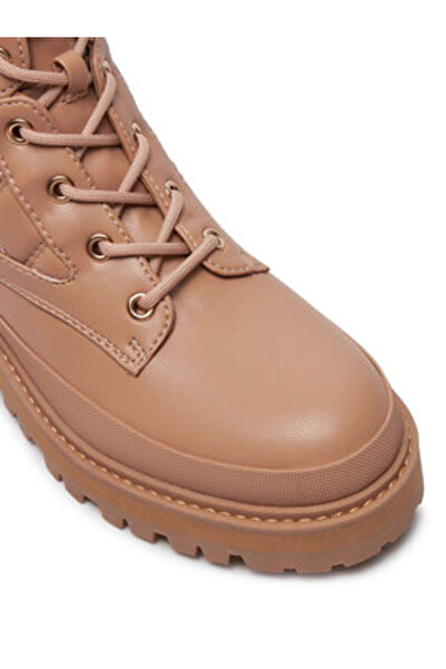 Guess Γυναικεία μπεζ μπότες πεζοπορίας FLFBD2ELE10