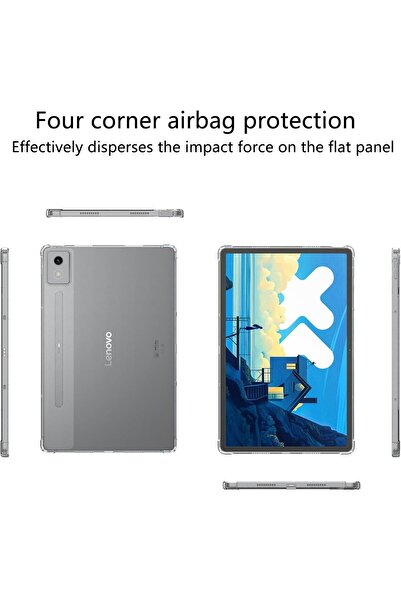 erorex For Lenovo Idea Tab Pro 12.7Inch Case, Ultra Clear Flexible Tpu Cover For Tb373Fu/Tb375Fc 2025 Model