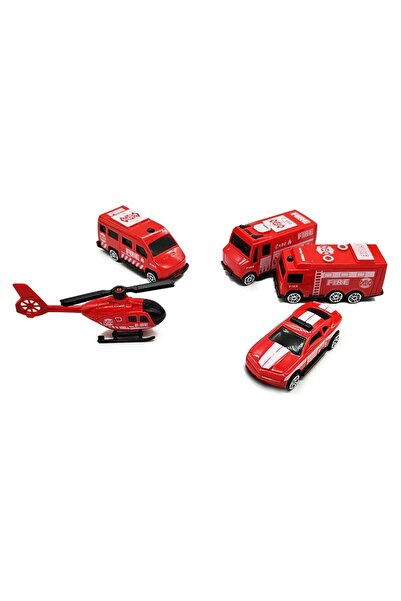 Vision XXI Set 5 cars and play mat, Game Carpet, Fire Hazard, 70x80 cm, VisionXXI