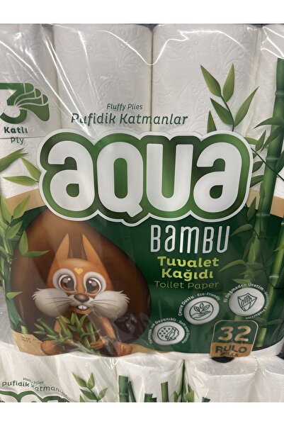 Aqua BAMBU TUVALET KAĞIDI 32Lİ