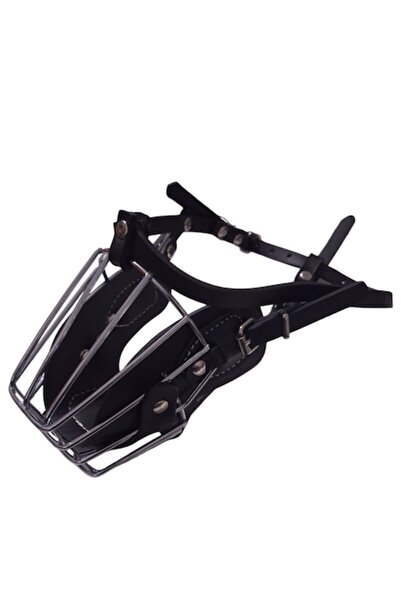 Vision XXI Botniță premium pentru câini, fabricată din piele și oțel inoxidabil,